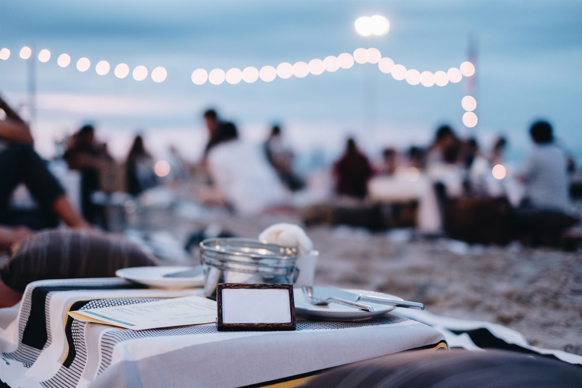 Night terrace event for Crays hospitality community