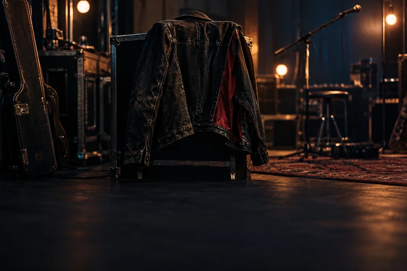 A stage jacket in a creator campaign illustration